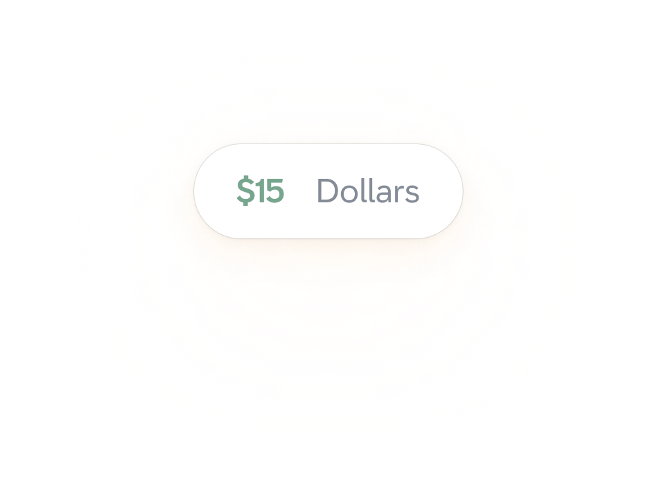 bonus 15 dollars